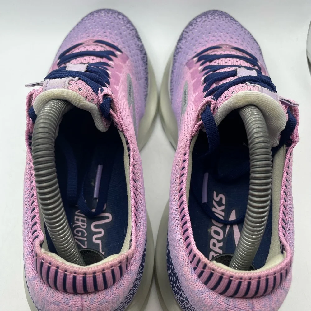 Brooks Women's Pink and Navy Athletic Running Shoes